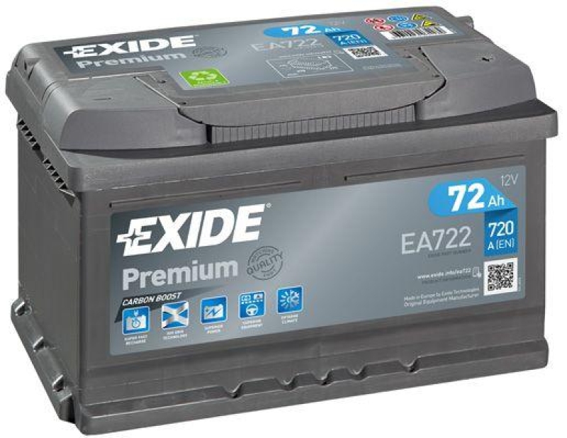 EXIDE Starterbatterie PREMIUM