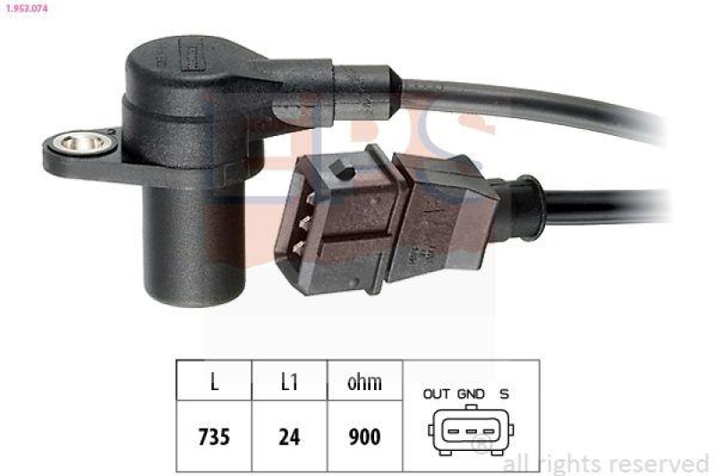 EPS Impulsgeber, Kurbelwelle Made in Italy - OE Equivalent