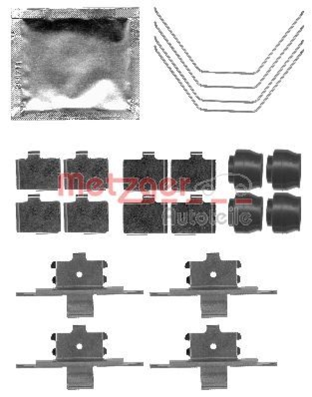 METZGER Accessory Kit, disc brake pad