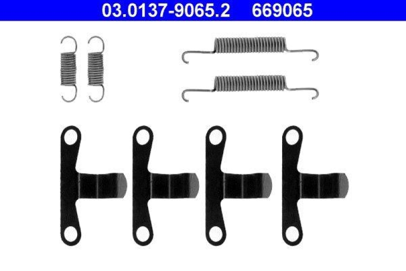 ATE Accessory Kit, parking brake shoes