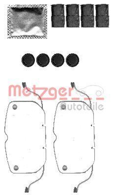 METZGER Accessory Kit, disc brake pad