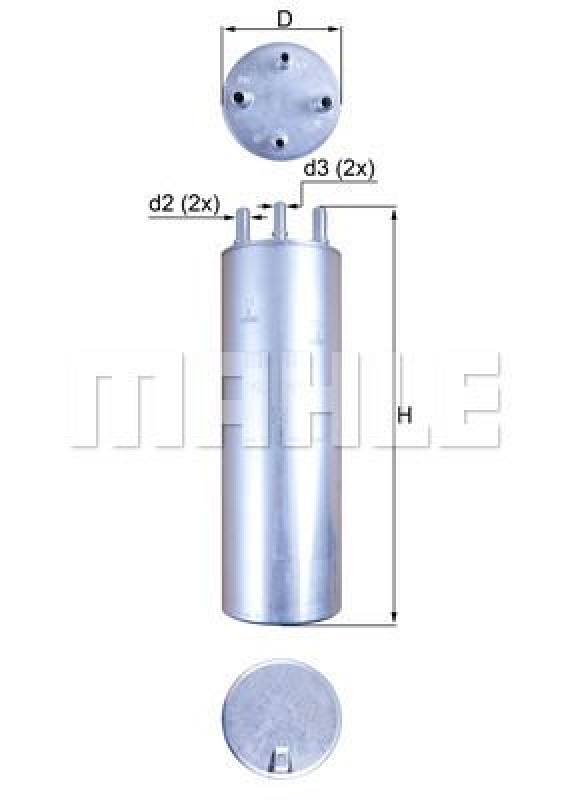 MAHLE Fuel Filter