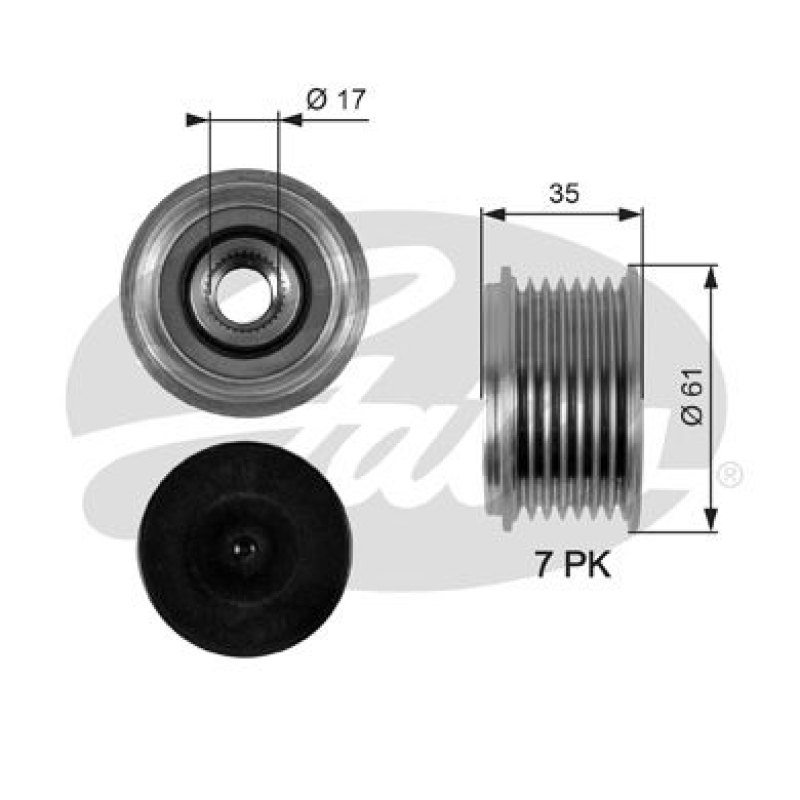 GATES Generatorfreilauf DriveAlign®
