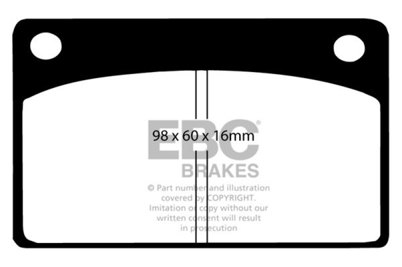 EBC Brakes Brake Pad Set, disc brake