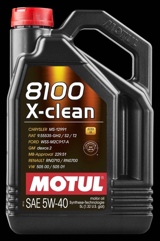 MOTUL Engine Oil 8100 X-CLEAN 5W40