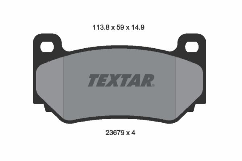 TEXTAR Bremsbelagsatz, Scheibenbremse 2367901