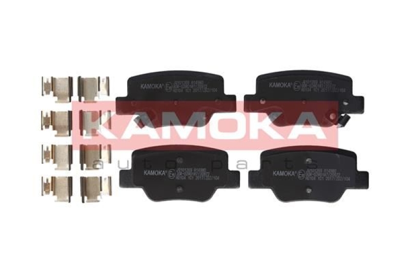 KAMOKA Bremsbelagsatz, Scheibenbremse JQ101269