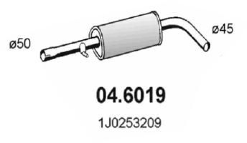 ASSO Centre Muffler