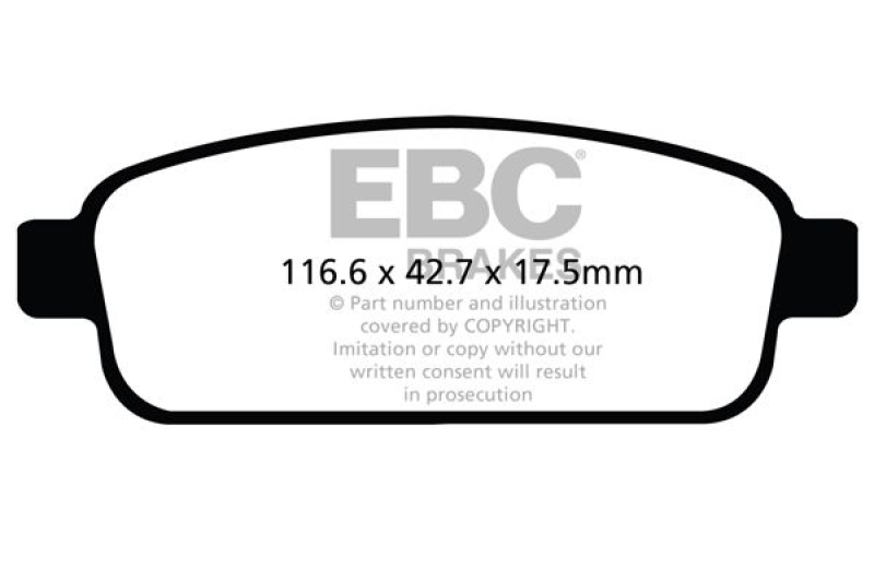 EBC Brakes Brake Pad Set, disc brake