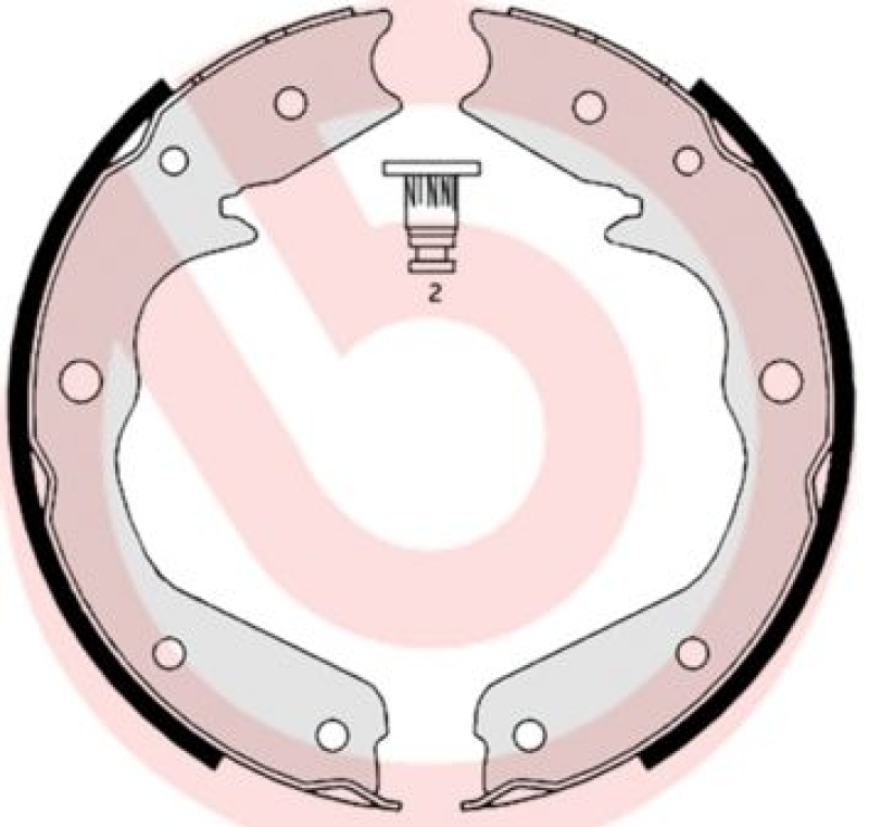 BREMBO Bremsbackensatz, Feststellbremse ESSENTIAL LINE