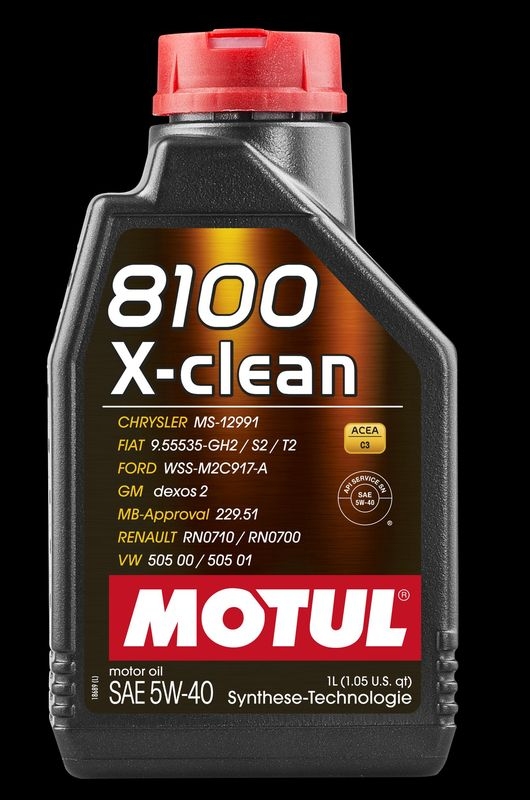 MOTUL Motoröl 8100 X-CLEAN 5W-40