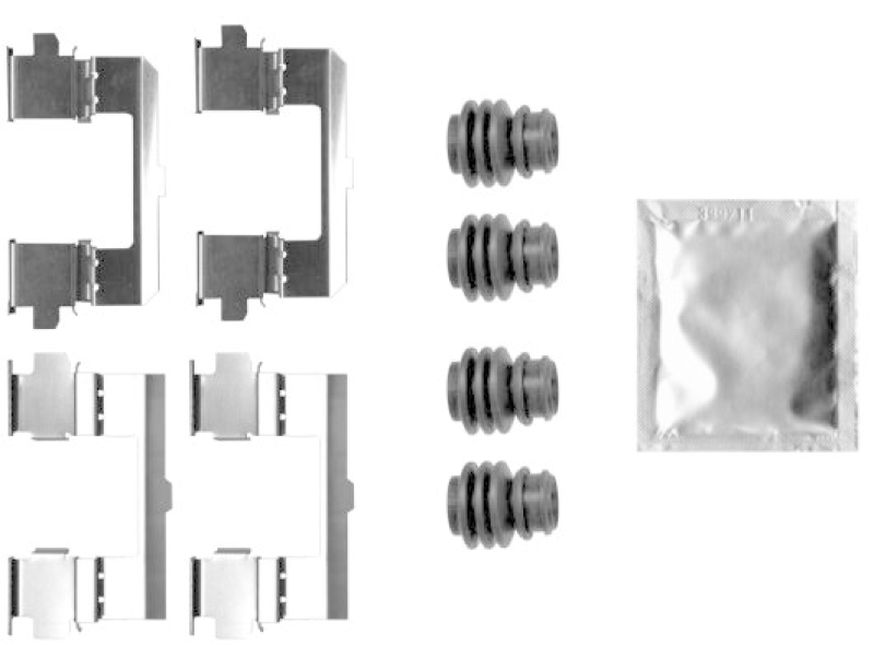 TEXTAR Accessory Kit, disc brake pad