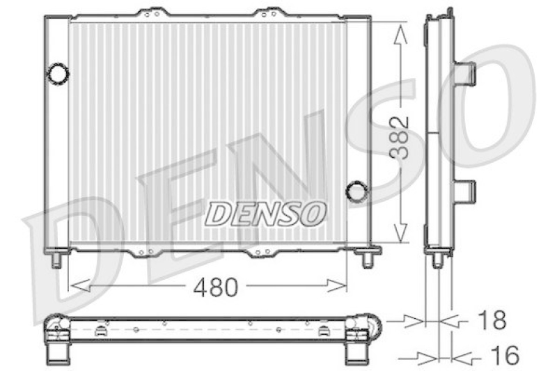 DENSO Radiator, engine cooling