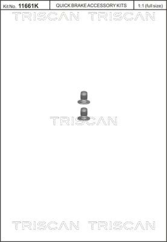 TRISCAN Bolt, brake disc