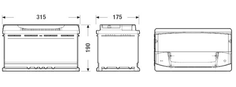 EXIDE Starterbatterie PREMIUM