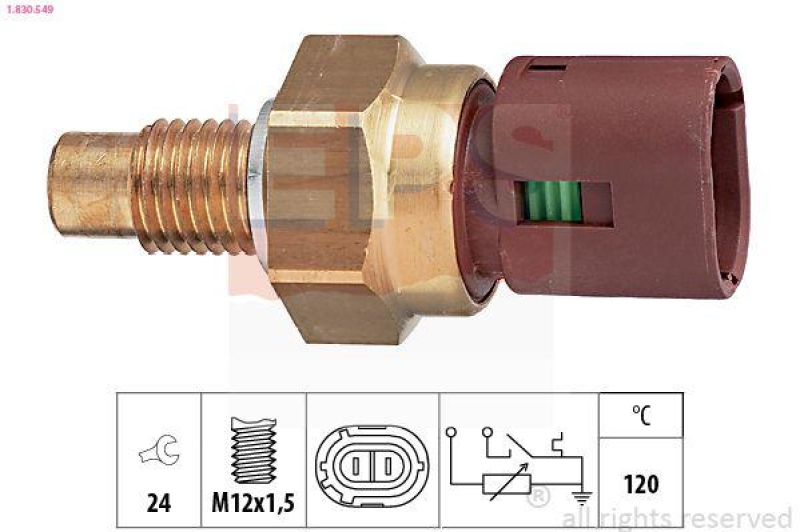 EPS Sensor, Kühlmitteltemperatur Made in Italy - OE Equivalent