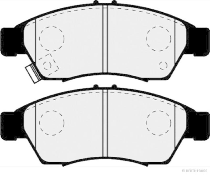 HERTH+BUSS JAKOPARTS Bremsbelagsatz, Scheibenbremse J3608024
