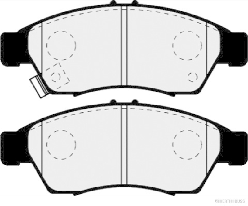 HERTH+BUSS JAKOPARTS Bremsbelagsatz, Scheibenbremse