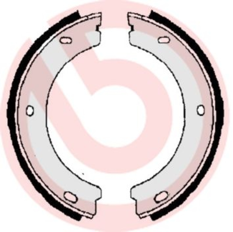 BREMBO Bremsbackensatz, Feststellbremse ESSENTIAL LINE