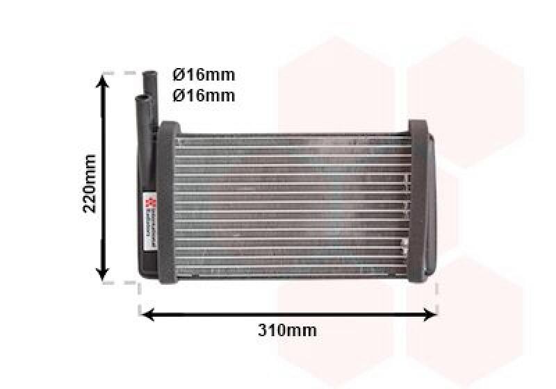 VAN WEZEL Wärmetauscher, Innenraumheizung