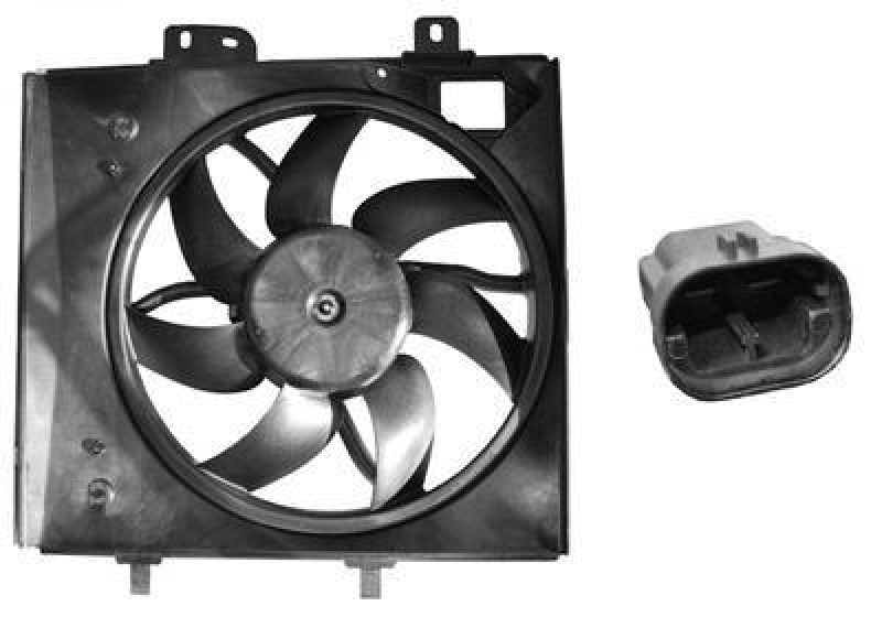 VAN WEZEL Fan, radiator