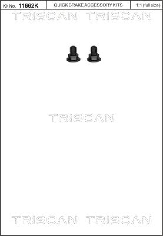 TRISCAN Bolt, brake disc