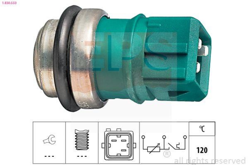 EPS Sensor, Kühlmitteltemperatur Made in Italy - OE Equivalent