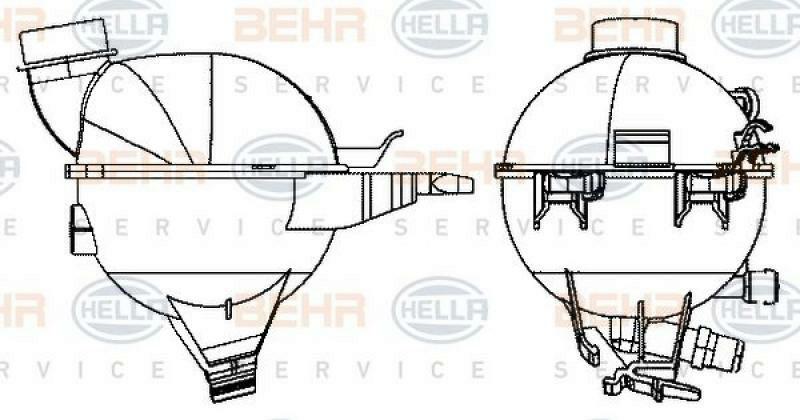 HELLA Expansion Tank, coolant