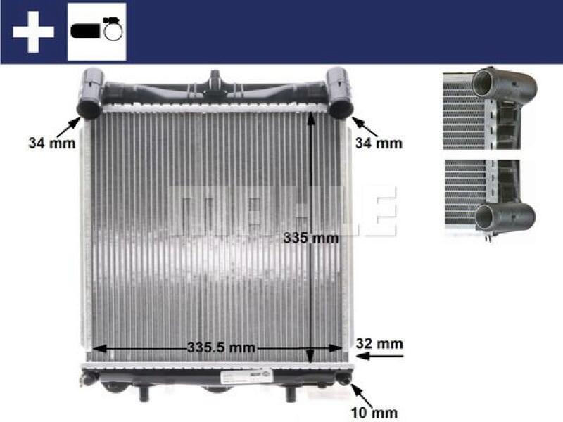 MAHLE Kühler, Motorkühlung BEHR