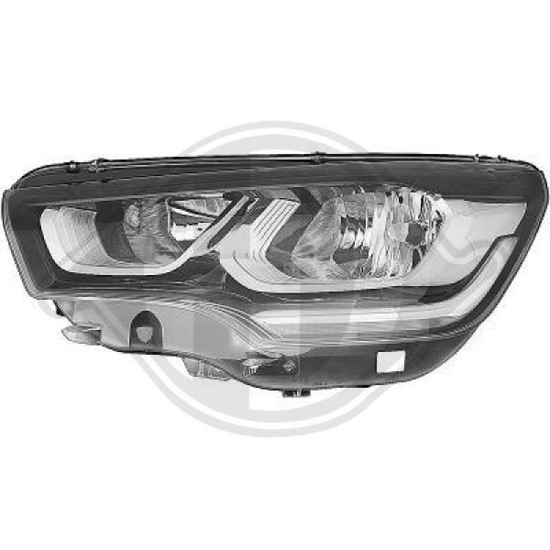 1x Diederichs Hauptscheinwerfer LED H7 Links passend für Citroen C4 2 1....