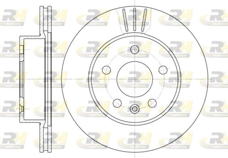 2x ROADHOUSE Bremsscheibe