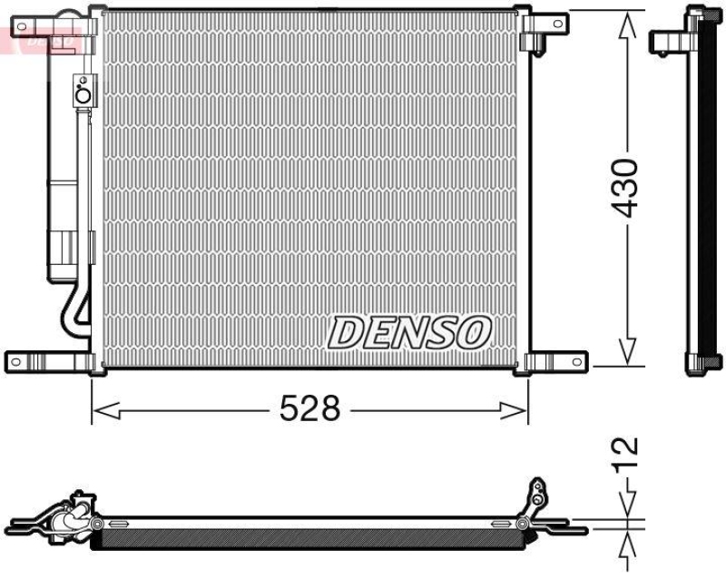 DENSO Kondensator, Klimaanlage