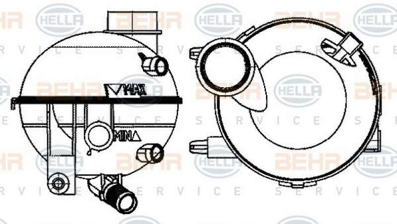 HELLA Expansion Tank, coolant