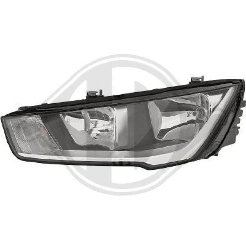 1x Diederichs Hauptscheinwerfer H15 H7 Links passend für Audi A1 8XA 1.0...