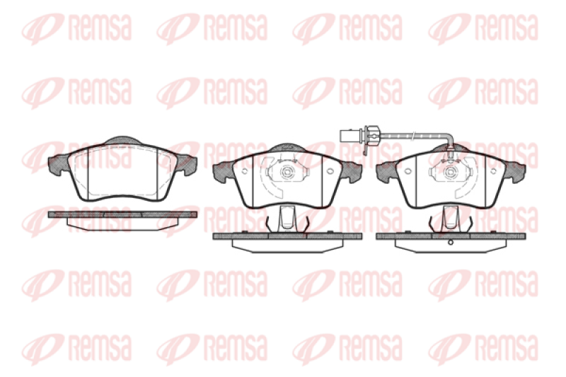 KAWE Brake Pad Set, disc brake