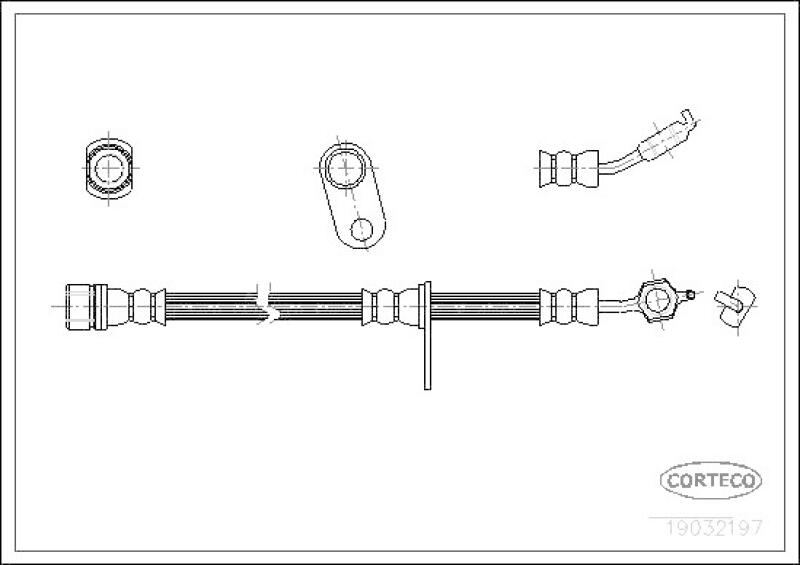 CORTECO Brake Hose