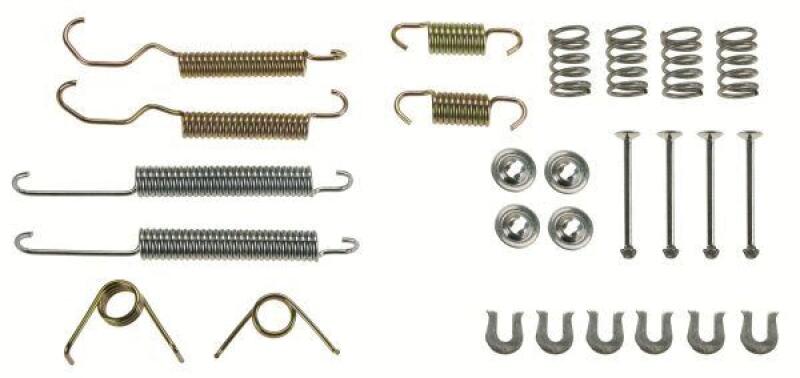 TRW Accessory Kit, brake shoes