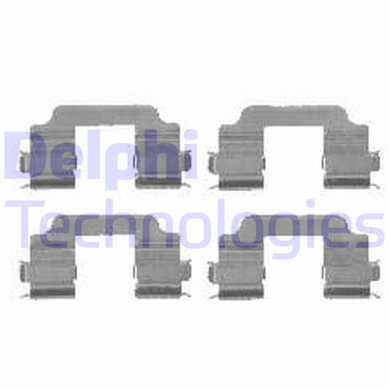 DELPHI Zubeh&ouml;rsatz, Scheibenbremsbelag LX0459