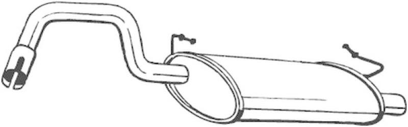 BOSAL Endschalldämpfer