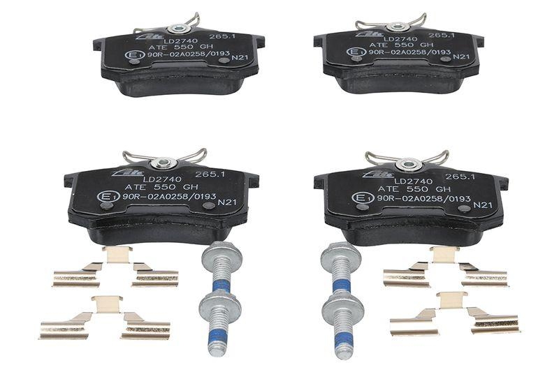 ATE Bremsscheiben 249mm + Ceramic Bremsbel&auml;ge Hinten passend f&uuml;r Ci...