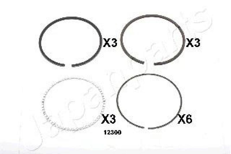 JAPANPARTS Piston Ring