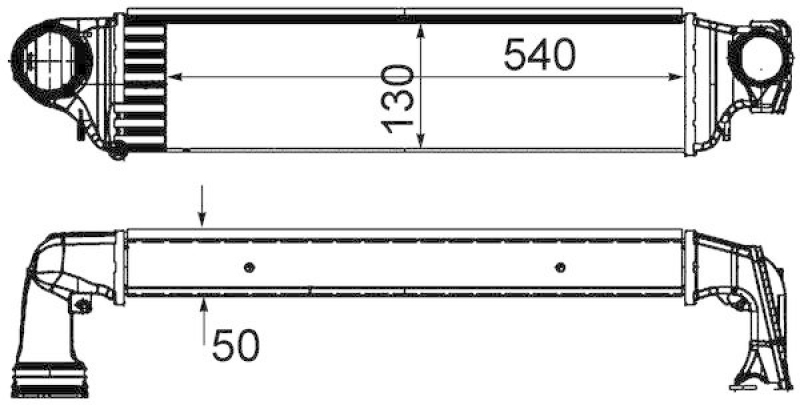 MAHLE Intercooler, charger