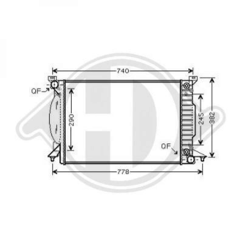 DIEDERICHS Radiator, engine cooling DIEDERICHS Climate
