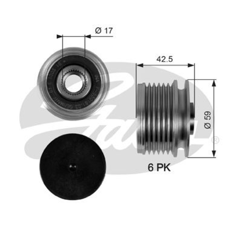 GATES Generatorfreilauf DriveAlign®