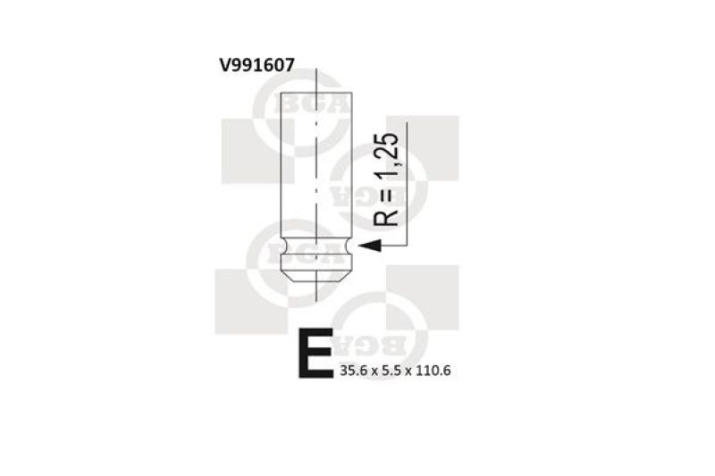 BGA Intake Valve