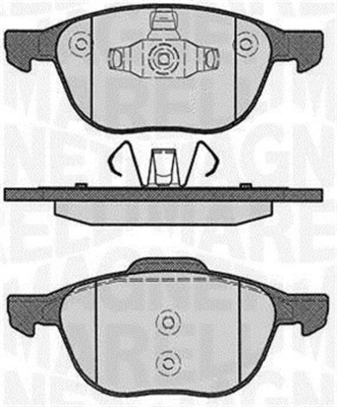 MAGNETI MARELLI Brake Pad Set, disc brake