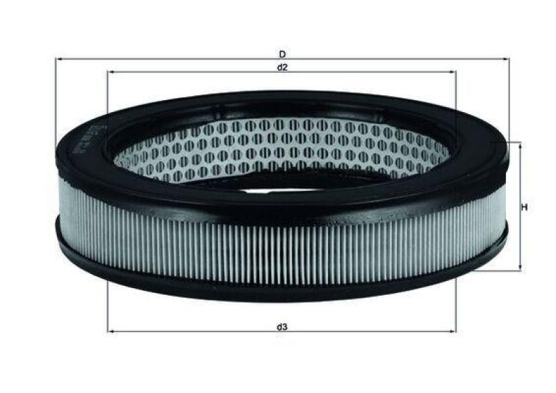 MAHLE ORIGINAL Luftfilter LX 67