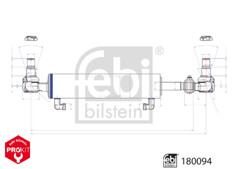 FEBI BILSTEIN Arbeitszylinder, Servolenkung ProKit