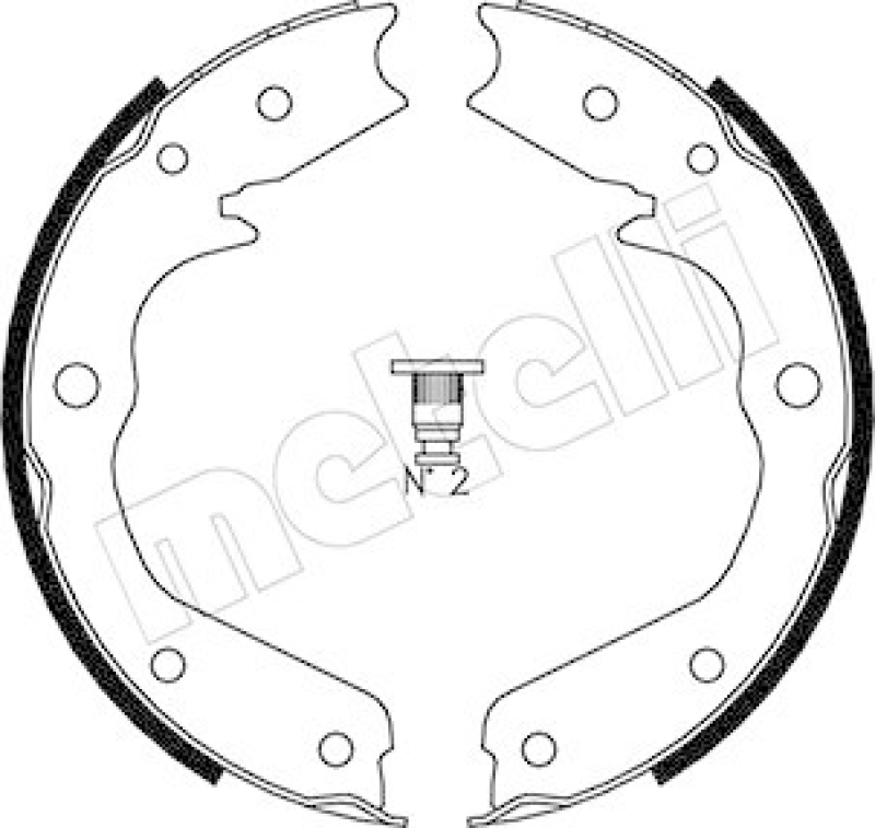 METELLI Bremsbackensatz, Feststellbremse