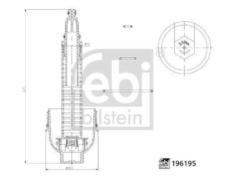 FEBI BILSTEIN Deckel, Ölfiltergehäuse febi Plus